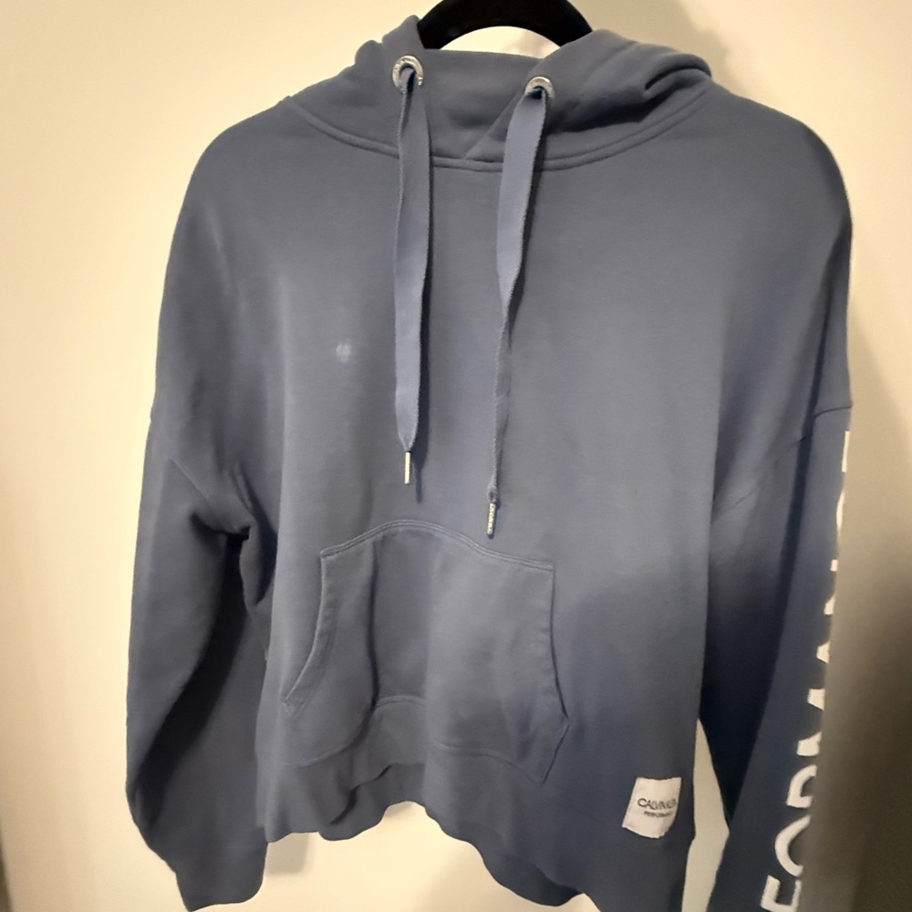 Calvin Klein Blue Hoodie Sweater